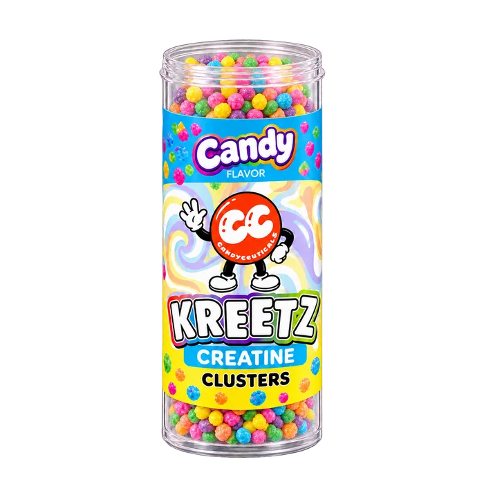 Kreetz creatine candy, Candy flavor tube